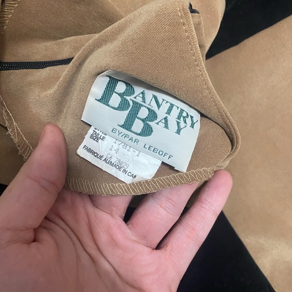 Vintage Bantry Bay faux suede dress 3/4 sleeve colour block - Picture 4 of 5